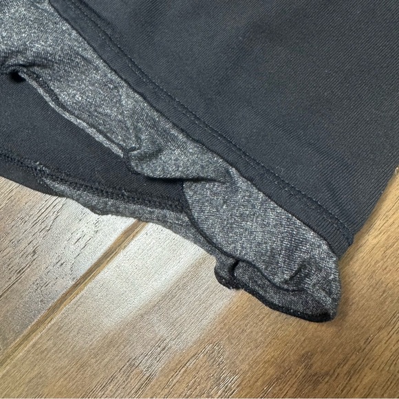 Lululemon Black Racerback Tank Top with Back Hem Ruffle - Picture 3 of 11